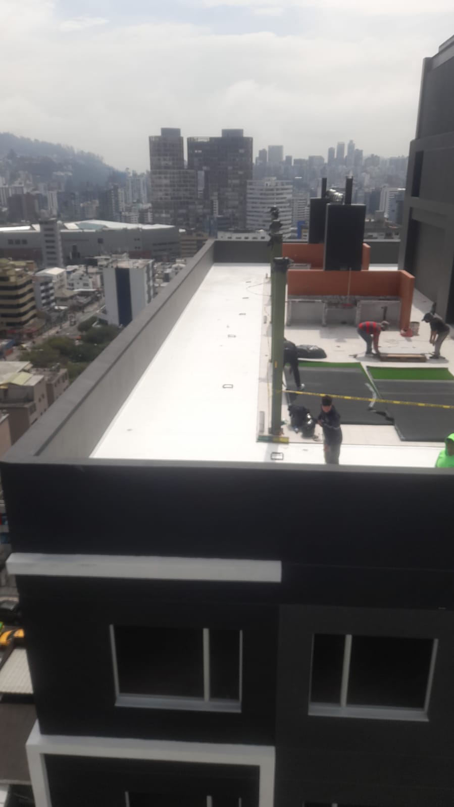 Terraza impermeabilizada por Imperblock en Quito
